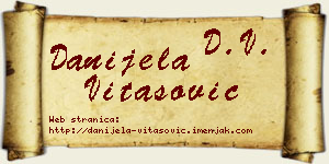 Danijela Vitasović vizit kartica